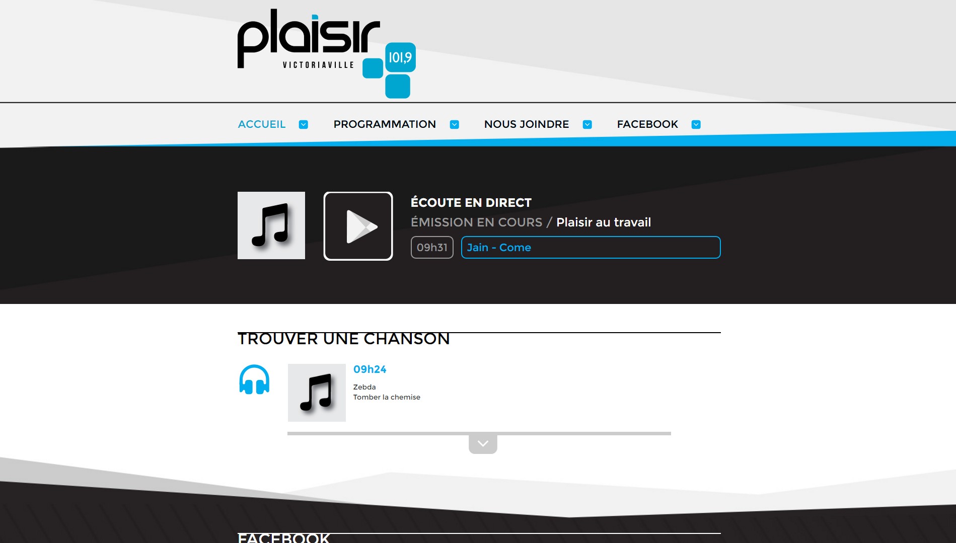Plaisir 101,9 - Victoriaville - Station de Radio